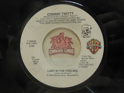 Conway Twitty – Lost In The Feeling /Youve Never Been This Far, 45 RPM VG+ (27K) - Image 1 of 2