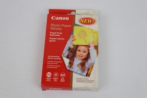 New Sealed Canon 4x6 Photo Paper Glossy - 100 Sheets For Inkjet Printers 45 Lbs - Picture 1 of 2