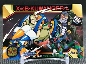 MEGA MAN X MEGA MISSION CARD DASS TCG CAPCOM BANDAI 1995 JAPAN Rare No.09 F/S - Picture 1 of 12