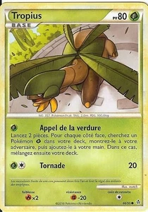 Carte Pokemon " TROPIUS " Niveau BASE Dechainement PV 80 66/95 - Imagen 1 de 1