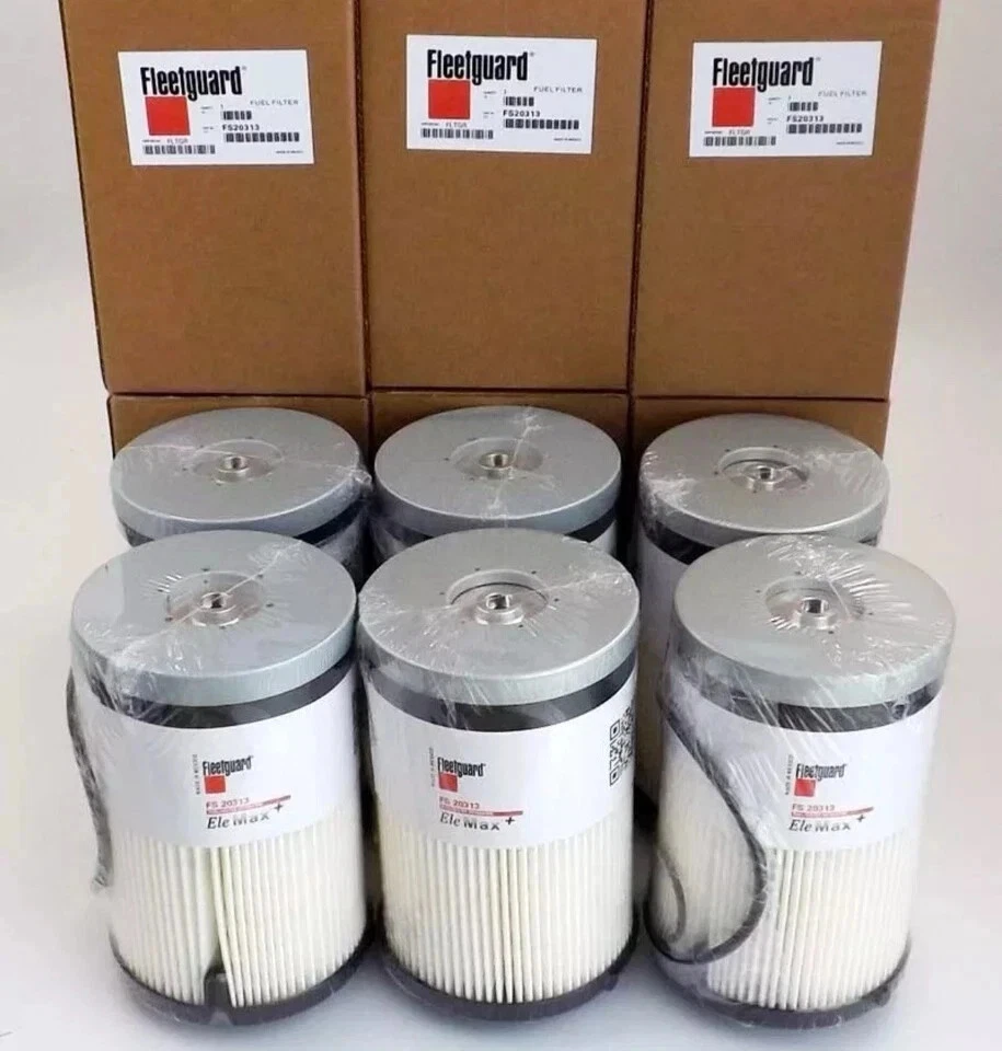 6pcs FS20313 Fleetguard Fits for Mack MP7 / MP8 Fuel Separator 24009059 24009058