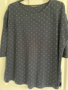 Damen Marks & Spencer Gr. 18 Blau Top Guter Zustand - Bild 1 von 6
