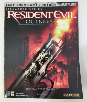 Resident Evil: Outbreak Official Strategy Guide Brady PS2 Capcom w/ Foldout - Image 1 of 4