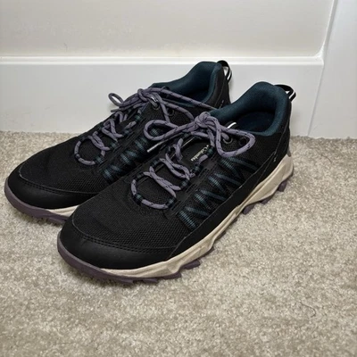 Women’s Columbia OrthoLite Hiking Sneaker Size 8 Black Blue Purple 0291 - Image 1 of 4