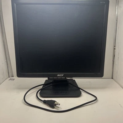 Acer LCD Computer Monitor 17” - Model AL1716F w/ AC Power - Image 1 of 4