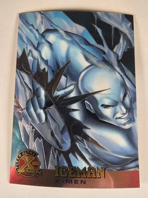 Iceman 1995 Fleer Ultra Marvel X-Men #11 Chromium Card NM -We Combine Shipping - - Image 1 of 2