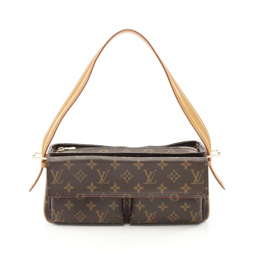 LOUIS VUITTON（LV） Borsa a tracolla Louis Vuitton Vivacite MM M51164 Monogram tela marrone usata donna