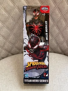 TITAN HERO SERIES MARVEL SPIDER-MAN MAXIMUM VENOM MILES MORALES ACTION FIGURE - Picture 1 of 2