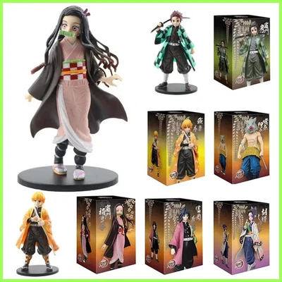 Demon Slayer Figur Tanjiro Kamado Anime PVC Modell Statue Charakter Sammlung Dek