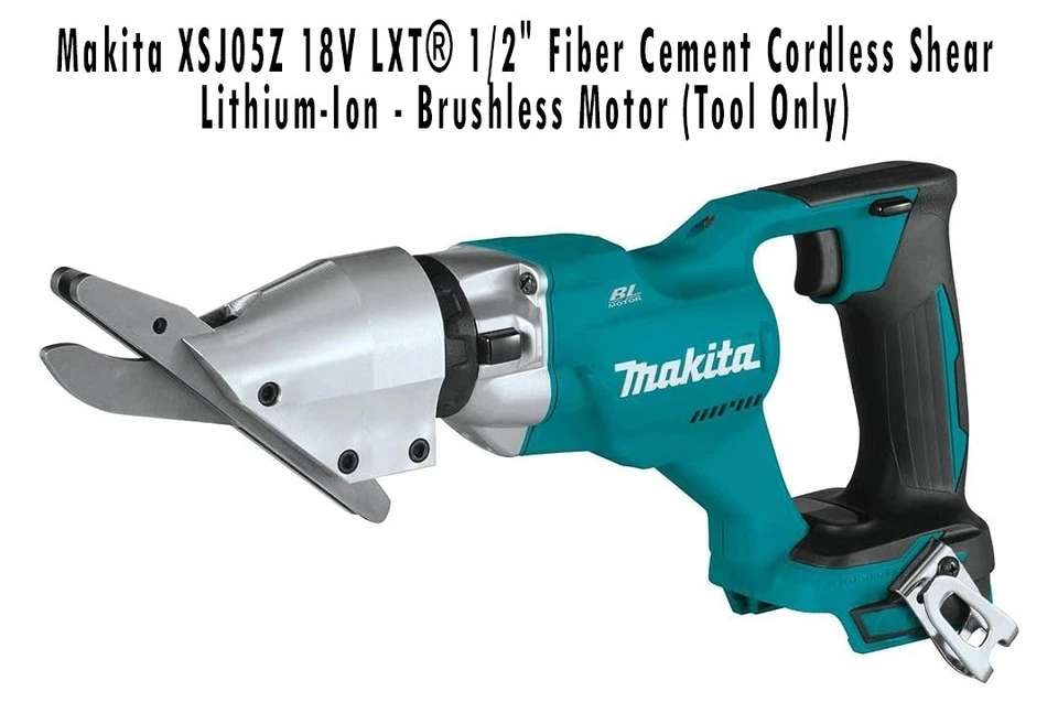 Makita XSJ05Z 18V Li LXT® 1/2" Fibra Cemento Cizalla Inalámbrica, Solo Herramienta Sin Escobillas Foto 1 de 1