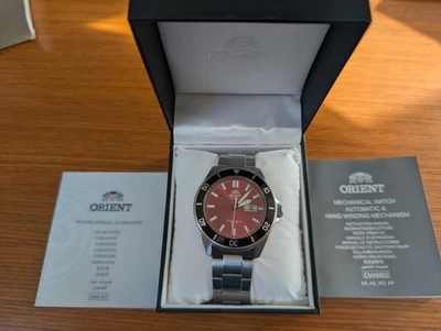 Orient Kanno Automatic Red Men’s Watch RA-AA0915R19B - Image 1 of 4