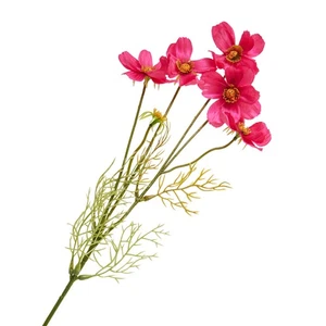 DPI Fiore Finto Cosmea Ramo 67 cm Pianta Finta Composizione Floreale - Foto 1 di 2
