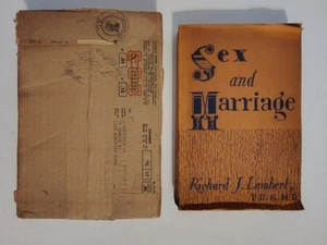 Sex and Marriage Book by Richard Lambert - 1932 First Printing with Original Box - Picture 1 of 7