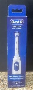 Oral-B Pro 100 Akku Elektrische Zahnbürste Precision Clean White - Bild 1 von 5