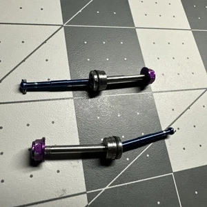 Losi 1/36 Micro-T Hot Racing MCT22006 Aluminum/Steel Cv Drive Shafts (Blue)(2)🔥 - Picture 1 of 4