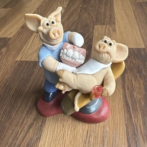 Piggin by David Corbridge "Down in the Mouth" large Handmade rare piece 2004 Pig - Picture 1 of 23