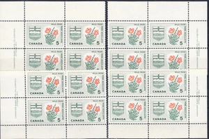 W CANADA 0426 PBK1 (1-4) PROVINCIAL FLOWER EMBLEM - Picture 1 of 1