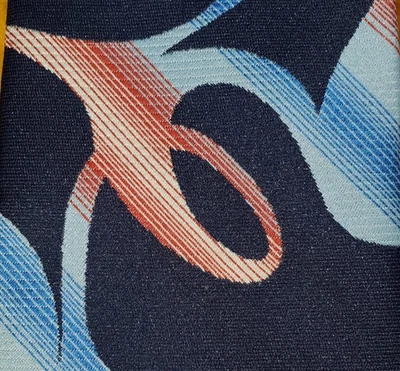 DE COLECCIÓN AÑOS 70 MOD FUNKY DISCO ~ PRINCE CONSORT ~ CORBATA PARA HOMBRE ~ AZUL Y ROJO ~ 58" Foto 1 de 4