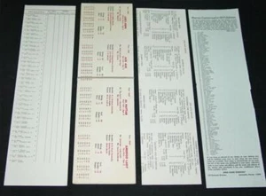 Vtg APBA : American Saddle Horse Racing 1969 Season Cards + Jockeys (UNCUT) MINT - Picture 1 of 7