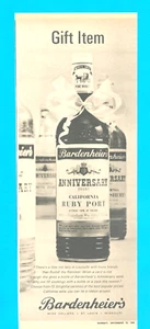 1963 BARDENHEIERS Port liquor St. Louis Missouri vintage PRINT AD - Picture 1 of 3