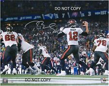 TOM BRADY - NFL PASSING RECORD - BUCS Autographed Signed 8x10 Reprint Photo !!
