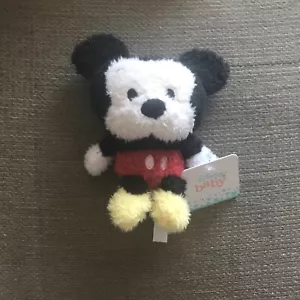 Disney Baby Cuteeze Mickey Mouse Peluche Pequeño Suave 4" Esponjoso Nuevo con Etiquetas Orejas Arrugadas - Imagen 1 de 6