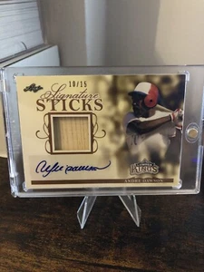 2020 Leaf Lumber Kings - Andre Dawson - BAT/AUTO #10/15 HIS NUMBER! HOF EXPOS!! - Picture 1 of 3