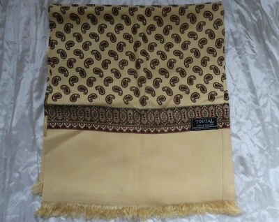 Bufanda vintage Tootal amarillo paisley Foto 1 de 4