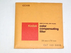 Kodak CC30B Farbkompensationsfilter, 75 mm x 75 mm, Gelatine-Wrattenfilter, Neu aus altem Lagerbestand - Bild 1 von 2