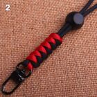 Backpack Parachute Cord Key Ring Paracord Keychain Lanyard Rotatable Buckle