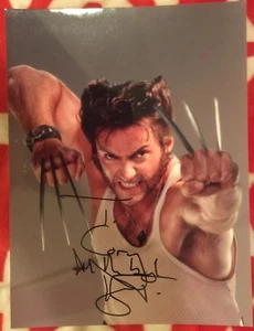 HUGH JACKMAN SIGNED LOGAN X-MEN WOLVERINE 8x10 PHOTO W/PROOF +COA FULL SIGNATURE - Picture 1 of 3