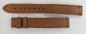 Autentico Cinturino Orologio Cartier Paris Cognac in pelle 13/12 mm 74+103 mm OEM Francia - Foto 1 di 2