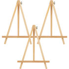 3Pcs Kids Tabletop Easel Wood A Frame Painting Stand For Students
