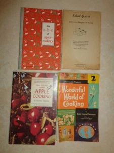 Vintage Koch Broschüre Lot Gewürz Ganzes Essen Apfel Wunderbare Welt Kochen  - Bild 1 von 10