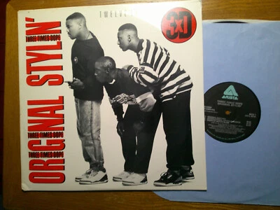 PROMO ARISTA 12" SINGLE RECORD/THREE TIMES DOPE/ORIGINAL STYLIN/IMPROVIN GROOVIN - Image 1 of 4