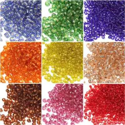 20pcs Small Glass Seadbeads For Spacer Jewelry Making New - Image 1 of 4