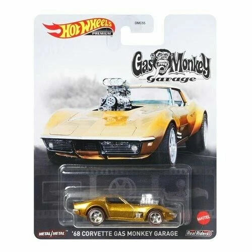 Hot Wheels 1:64 Scale Monkey 68 Corvette Car - FLD15