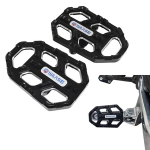 Black Wide Footrests Footpeg Enlarge Pedal For HONDA NC700S NC700X NC750S NC750X - Bild 1 von 11