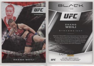2021 Panini Chronicles UFC Panini Black Asia Red /88 Zhang Weili #120