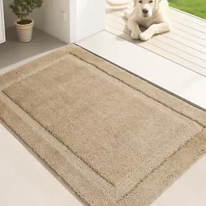 Door Mat Indoor Entrance, Dirt Trapper Entryway Rug with Non-Slip Rubber Backing - Picture 1 of 12