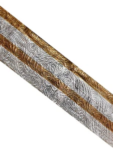 Vintage Indian Dual color Sari Border Hand Beaded Indian Craft Trim Lace Sew - Picture 1 of 8