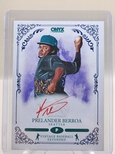 2022 Onyx Extended Prelander Berroa Auto Red Ink /25 Seattle