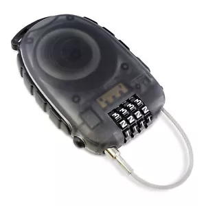 7Penn Cable Lock Tumbler Combination Adjustable 3’ Foot Cord Combo in Black - Picture 1 of 8