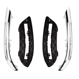 Daytime Running Light Insert Bezel Grilles For Mercedes-Benz C-Class W204 11-14 - Picture 1 of 6