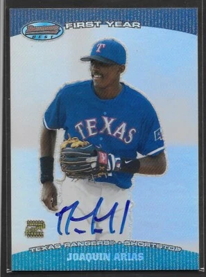 2004 Bowman's Best #JA Joaquin Arias FY Auto RC - Image 1 of 2