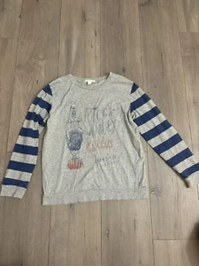 Authentic Burberry Children Pallas Helmet Gray Sweatshirt  SZ 12Y - Picture 1 of 4