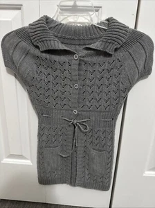 girls short sleeve sweater Size M - Picture 1 of 4