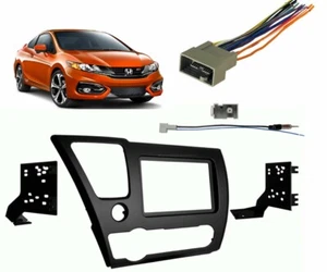 Fits CIVIC 2013-15 Car Stereo Install 2DIN Radio Install Dash Harness & Antenna - Picture 1 of 1