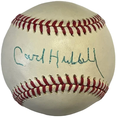 Carl Hubbell Autographed Official National League Baseball (JSA) - Image 1 of 2