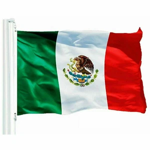 3x5FT MEXICO FLAG LARGE MEXICAN LATIN LATINO bandera mexicana cinco de mayo - Picture 1 of 3